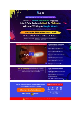 Turn Any URL, Website, Blog, Question Or A Keyword Into A Fully Designed eBook O