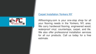 Carpet Installation Yonkers Ny  Allflooringny.com