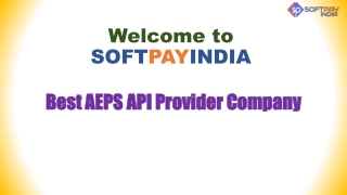 Softpay india ICICI Bank AEPS API Provider