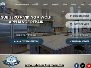 Sub Zero Viking Repair For Your High End Appliance