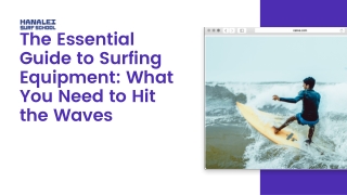 The Essential Guide to Surfing Equipment What You Need to Hit the Waves