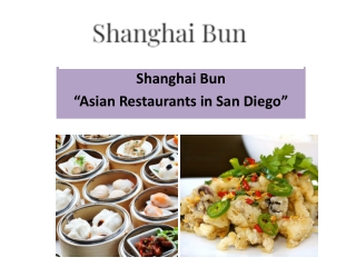 Asian Restaurants in San Diego