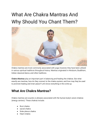 What Are Chakra Mantras And Why Should You Chant Them_