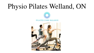 Physio Pilates Welland, ON