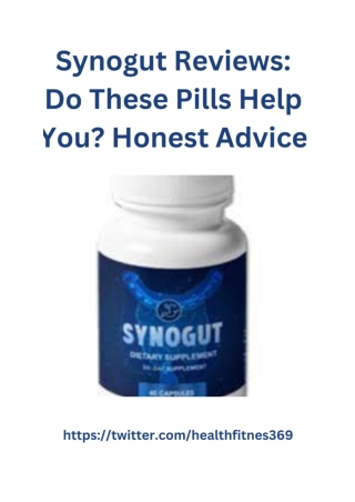 Synogut Reviews_ Do These Pills Help You_ Honest Advice