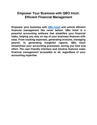 QBO-Intuit