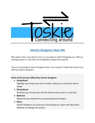 Top 10 Interior Designers
