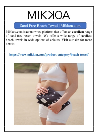 Sand Free Beach Towel | Mikkoa.com