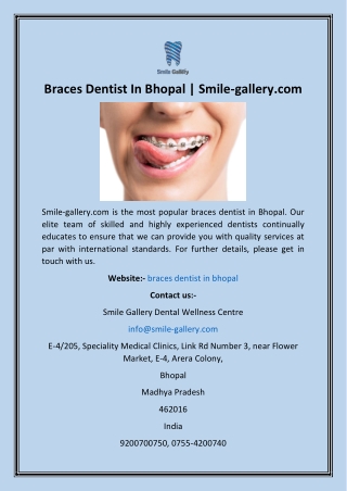 Braces Dentist In Bhopal  Smile-gallery