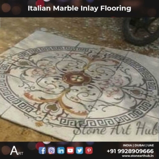 Italian Marble Inlay Flooring