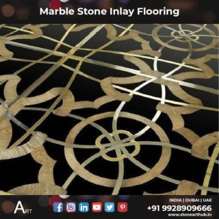 Marble Stone Inlay Flooring