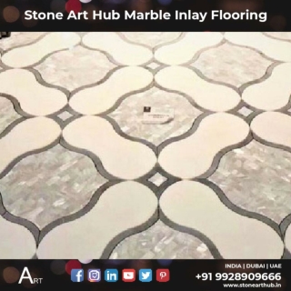 Stone Art Hub Marble Inlay Flooring