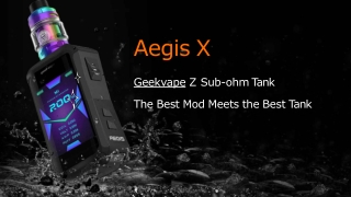 Aegis X Geekvape Z Sub-ohm Kit Waterproof Vape