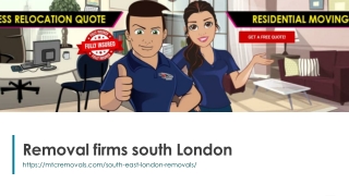 Removal firms south London