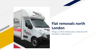 Flat removals north London