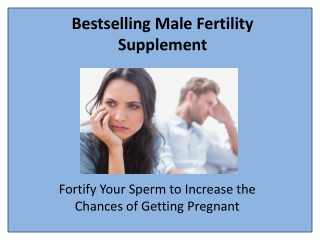 Promote Male Reproductive Health for Fertility