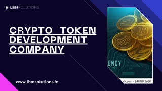 Crypto Token Development Company