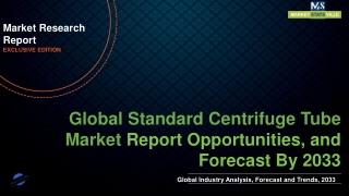 Standard Centrifuge Tube Market Worth US$ 1,844.14 million by 2033