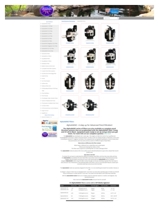 Efficient Filtration with Alphanano Filters from Aquabead