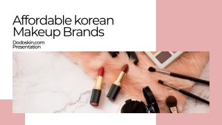 The Best Korean Makeup Brands for Affordable Beauty