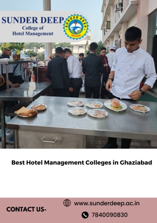 Fulfill your dreams with this Hotel Management Colleges in UP