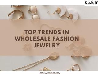 Top Trends in Wholesale Fashion Jewelry