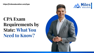 CPA Exam Requirements by State