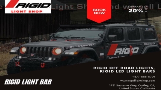 Rigid LED light bars with unbeatable performance for maximum visibility