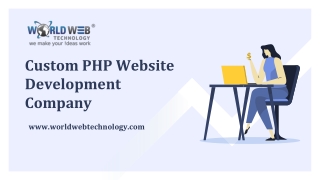 Custom PHP Website Development Company