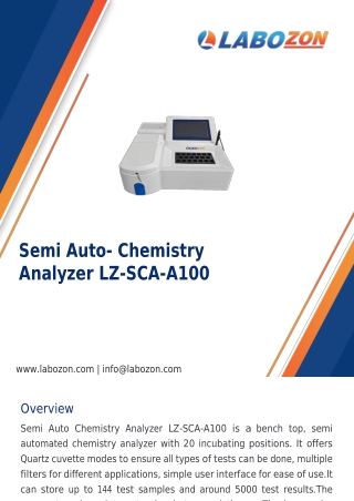Semi-Auto--Chemistry-Analyzer