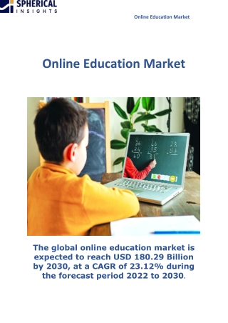 Online Education Market