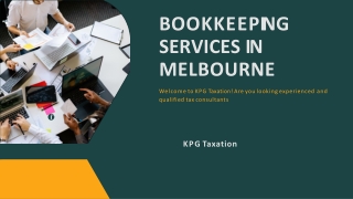 Bookkeeping Services in Melbourne