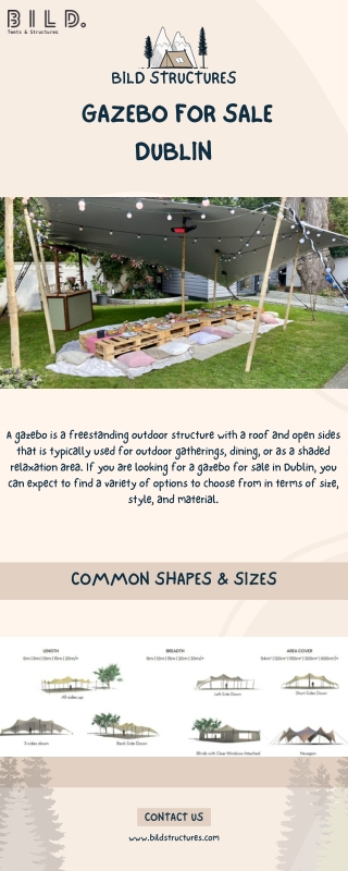 Gazebo for sale Dublin | Bild Structures