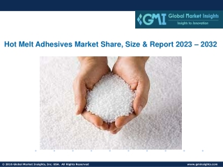 Hot Melt Adhesives Market Share, Size & Report 2023 – 2032