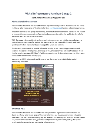 2 BHK Flats in Wanadongri Nagpur for Sale (1)