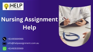 Nursing Assignment Help