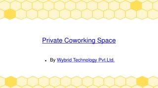 private coworking space