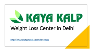 Weight Loss Center in Delhi