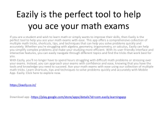 Eazily is the perfect tool to help you