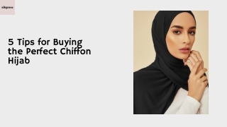 5 Tips for Buying the Perfect Chiffon Hijab