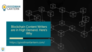 Blockchain Content Writers are in High Demand. Here’s Why