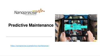 Predictive Maintenance - Nanoprecise