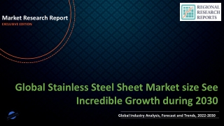 Stainless Steel Sheet Market size See Incredible Growth during 2030