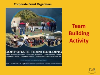 Awesome Team Building Activities for Corporate