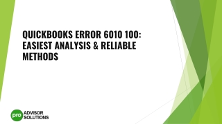 Easy methods to resolve QuickBooks Error 6010 100