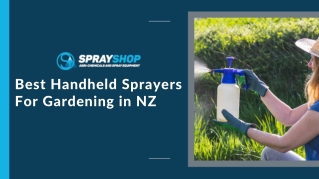 Best Handheld Sprayers For Gardening in NZ