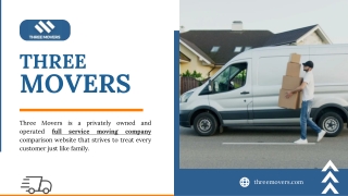 Cheap and Affordable Full Service Moving Company - Three Movers