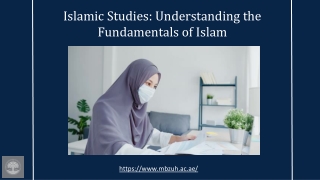 Islamic Studies_ Understanding the Fundamentals of Islam