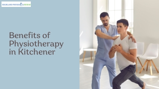 Benefits of Physiotherapy in Kitchener