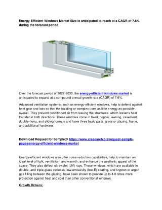 Energy-Efficient Windows Market